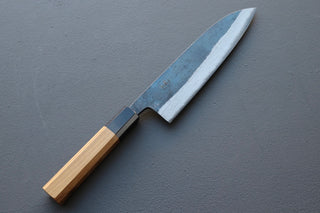 Hatsukokoro Kumokage Santoku 180mm - Thecooksedge