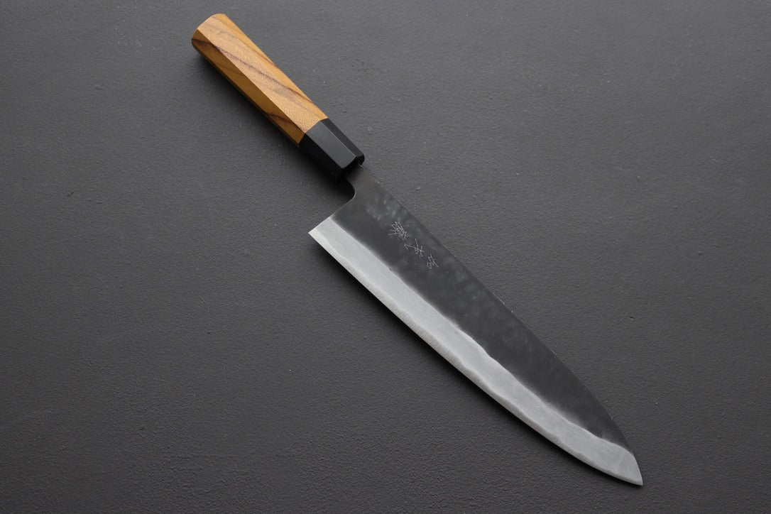 Kamo Shiro AS Kurouchi Gyuto 240mm - Thecooksedge