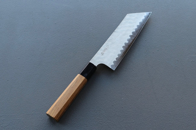 Nigara Hamono AS Tsuchime Nakiri 180mm - Thecooksedge