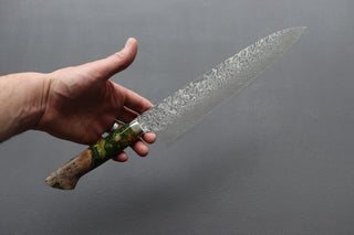Yoshimi Kato SG2 Damascus Gyuto 240mm - Thecooksedge