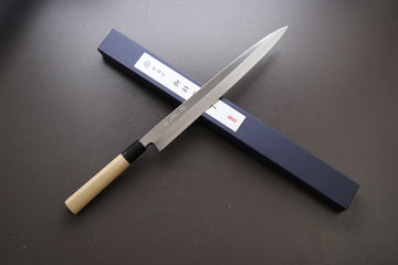 Sakai Kikumori x Yoshikazu Tanaka Gokujyo Yanagiba 300mm - Thecooksedge