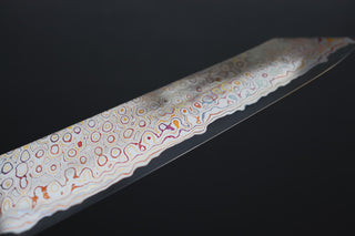 Nigara Hamono Aogami #2 Rainbow Damascus Kiritsuke Gyuto 240mm - Thecooksedge