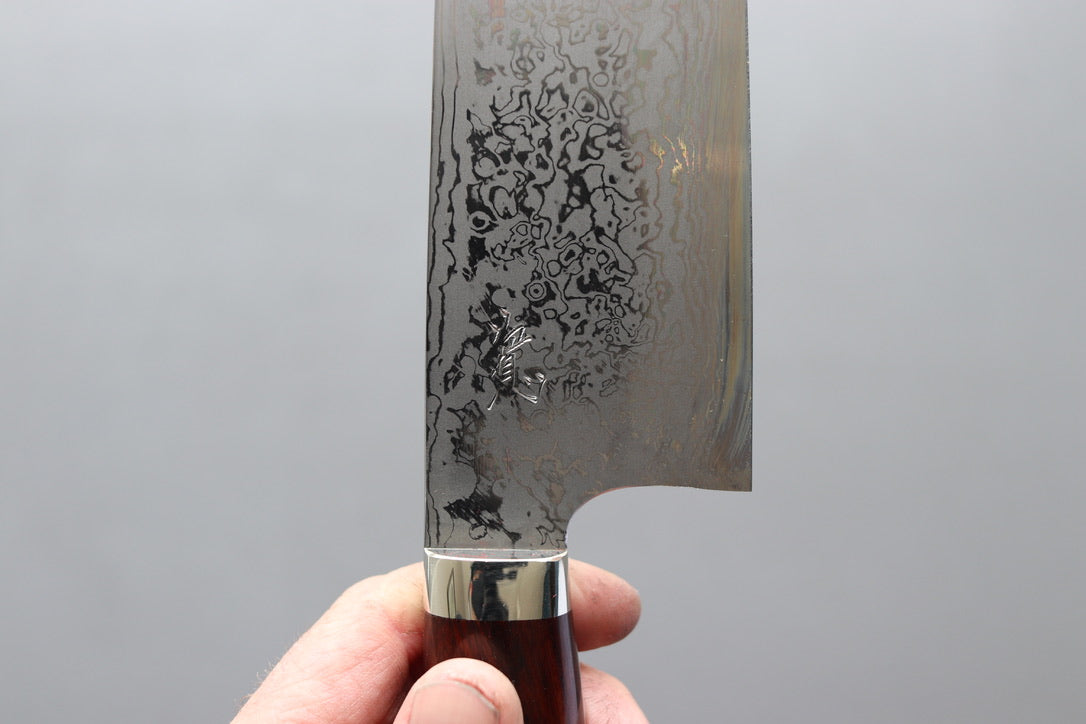 Yoshihiro Yauji Blue #2 Damascus Gyuto 240mm - Thecooksedge