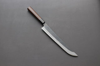 Nigara Hamono SG2 Kurouchi Tsuchime Sakimaru Sujihiki 270mm - Thecooksedge