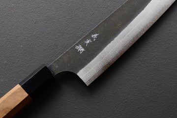 Yoshimi Kato Damascus Kurouchi AS Gyuto 210mm - Thecooksedge