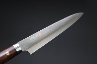 Takeshi Saji Rainbow Damascus Sujihiki 240mm - Thecooksedge