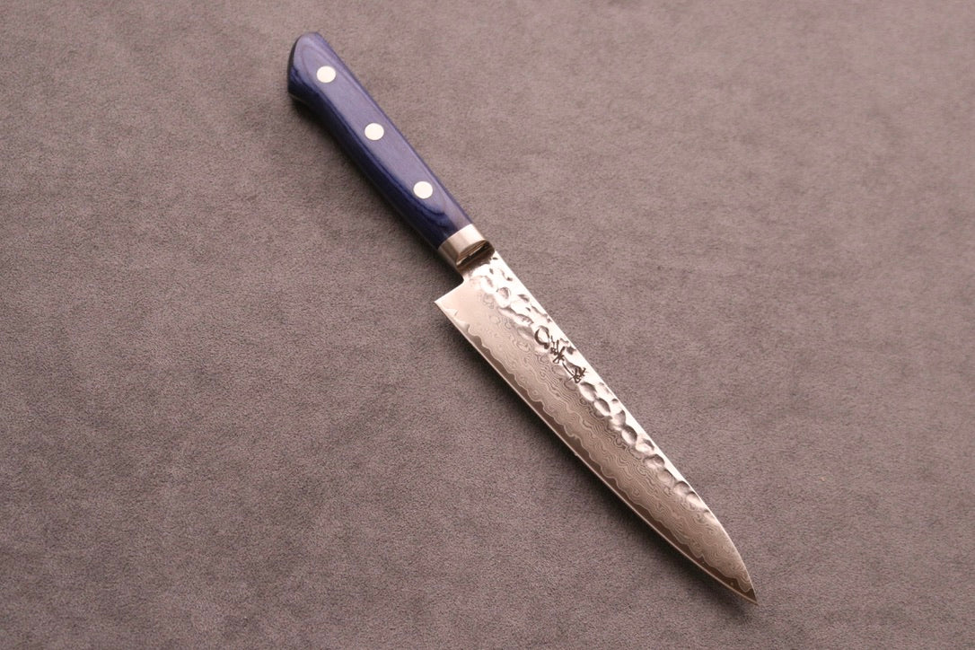 Sakai Takayuki 33 Layer Mirror Damascus Petty - Thecooksedge
