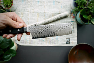Hayabusa Damascus HAP40 Nakiri 165mm - Thecooksedge