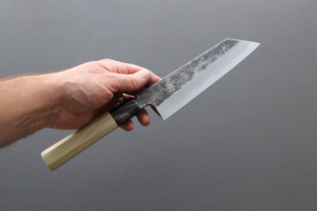 Yoshikazu Tanaka AS Kurouchi Bunka 180mm - Thecooksedge