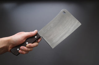 Sakai Kikumori Nihonko Cleaver 180mm - Thecooksedge