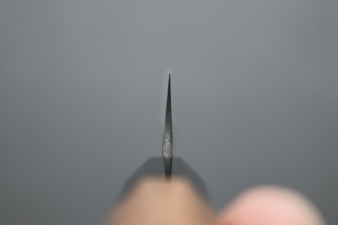 Yoshimi Kato Damascus Kurouchi AS Petty 150mm - Thecooksedge