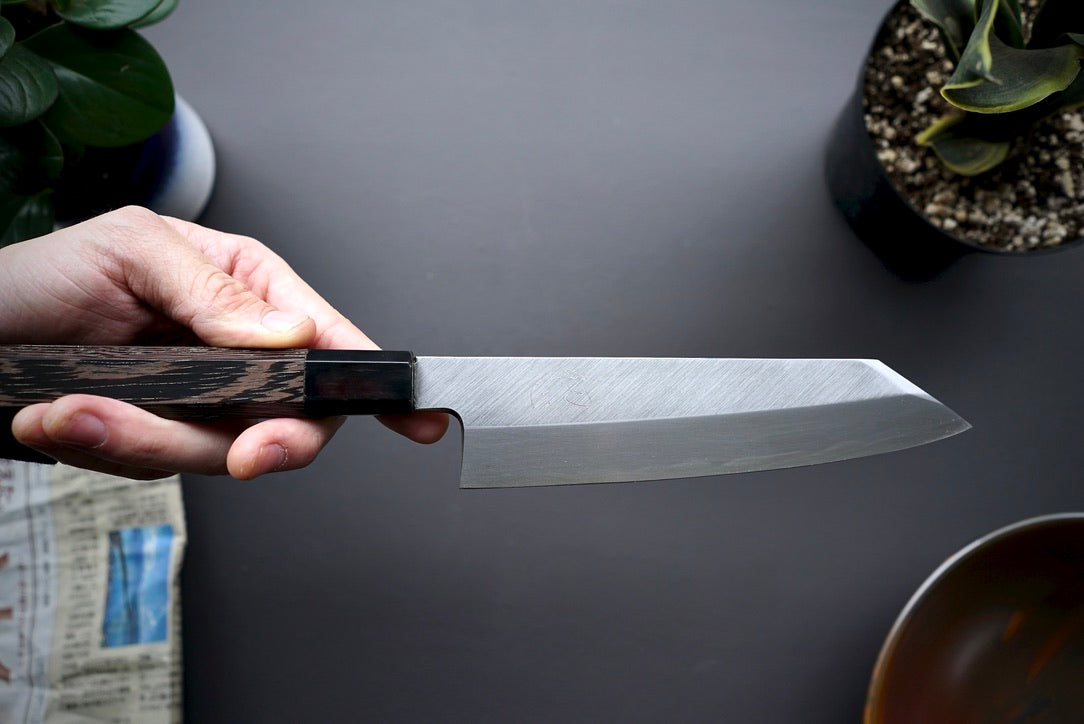 Hatsukokoro Shirasagi Single Bevel Kiritsuke 195mm - Thecooksedge