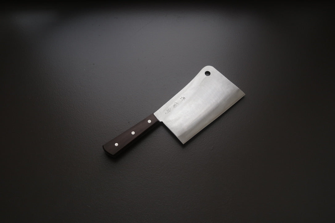 Sakai Kikumori Nihonko Cleaver 180mm - Thecooksedge