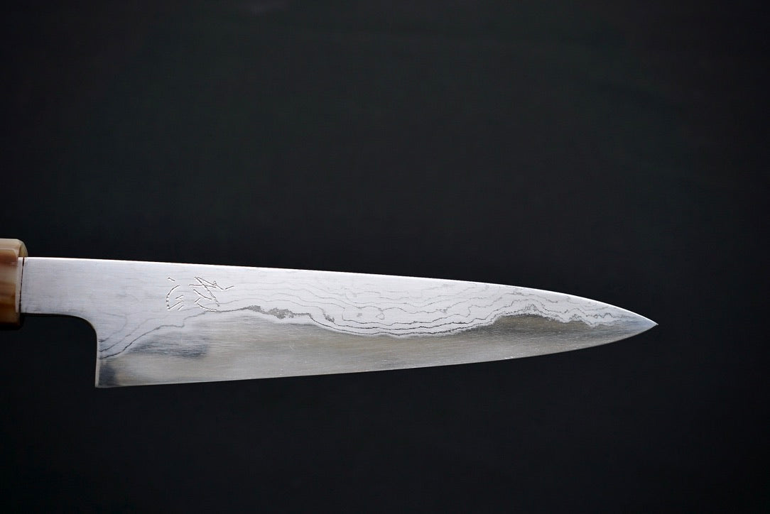 Komorebi Damascus Blue #1 Petty 150mm - Thecooksedge