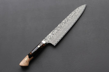 Yoshimi Kato SG2 Damascus Gyuto 240mm - Thecooksedge