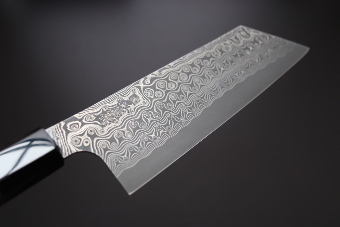 Nigara Hamono SG2 Damascus Bunka 180mm - Thecooksedge