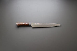 Takeshi Saji Rainbow Damascus Sujihiki 240mm - Thecooksedge