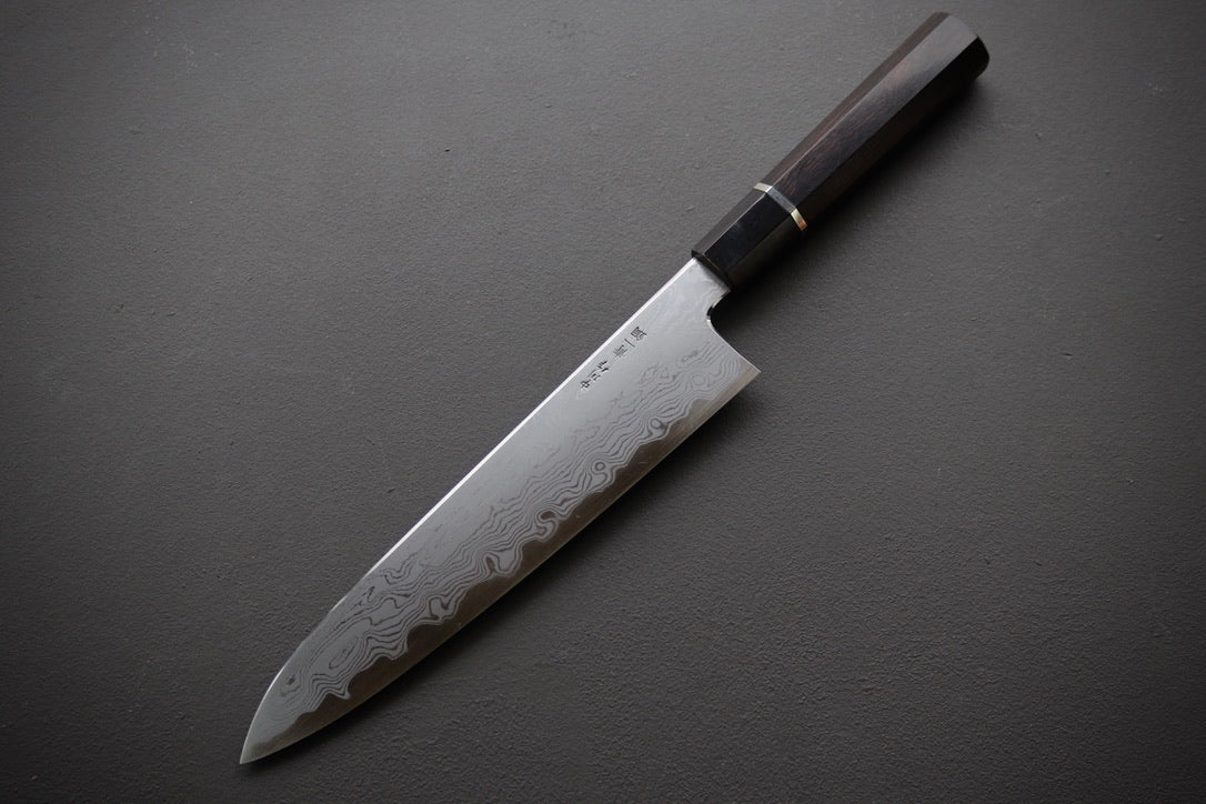Nakagawa Hamono Blue #1 Damascus Gyuto 240mm - Thecooksedge