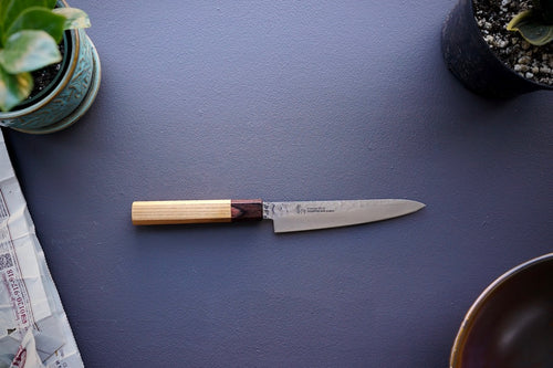 Sakai Takayuki 33 Layer Damascus Wa Petty 150mm - Thecooksedge