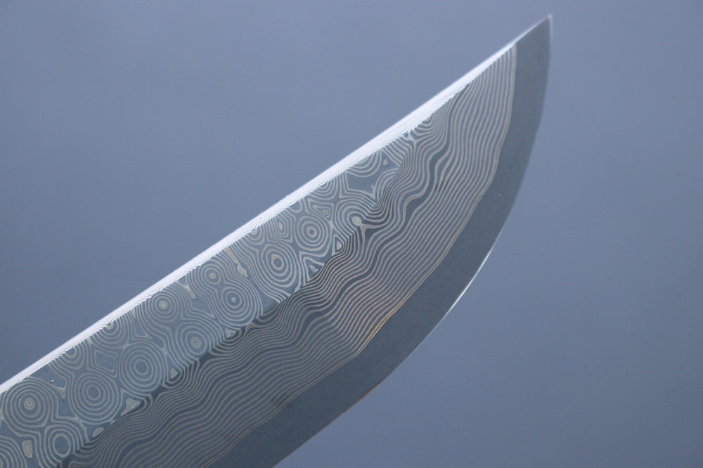 Nigara Hamono Silver3 Kurozome Sakimaru Yanagiba 330mm - Thecooksedge