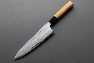 Yoshikazu Tanaka White #1 Damascus Gyuto 240mm - Thecooksedge