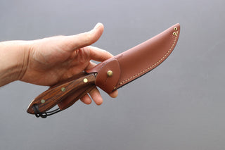 Grohmann #100 Large Skinner W/Rosewood Handle - Thecooksedge
