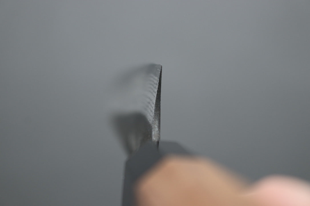 Yoshimi Kato Damascus Kurouchi AS Petty 150mm - Thecooksedge