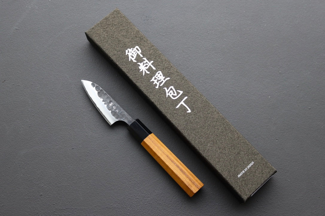 Anryu AS Kurouchi Tsuchime Petty 75mm - Thecooksedge