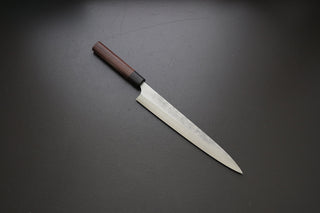 Yoshimi Kato Ginsan Nashiji Sujihiki 270mm - Thecooksedge