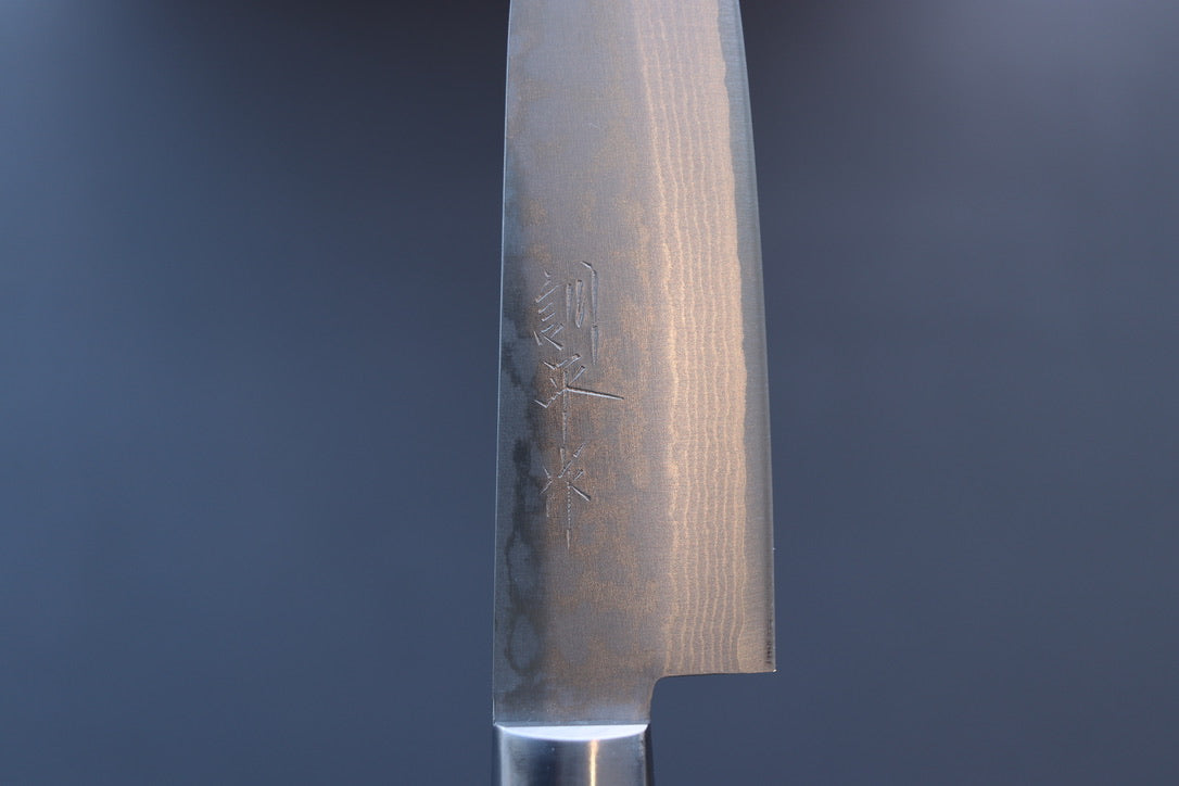 Masutani Damascus Ko-Santoku 130mm - Thecooksedge