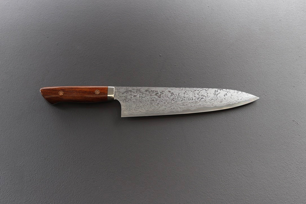 Yoshihiro Yauji Blue #2 Damascus Gyuto 210mm - Thecooksedge