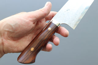 Yoshihiro Yauji Blue #2 Damascus Kiritsuke Gyuto 240mm - Thecooksedge