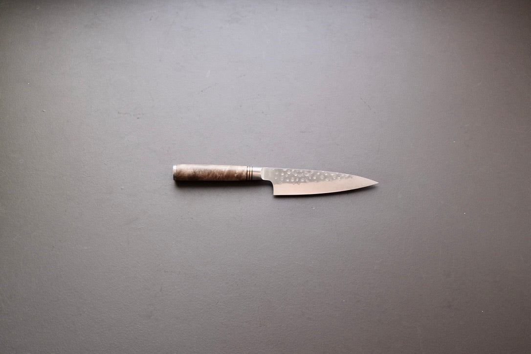 Takeshi Saji R2 Quince Handle Petty 130mm - Thecooksedge