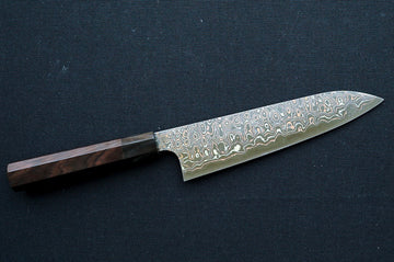 Aogami #2 Rainbow Damascus Gyuto 210mm - Thecooksedge