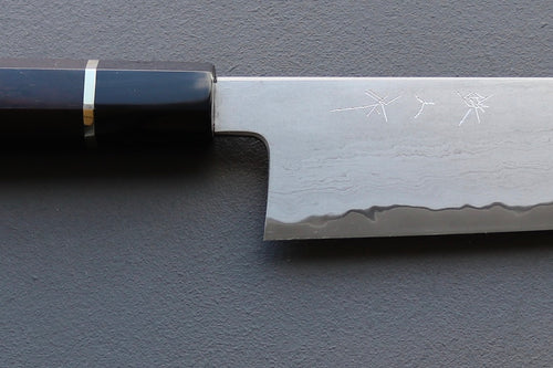 Tetsujin Hamono Aogami#2 Kiritsuke Gyuto 240mm - Thecooksedge