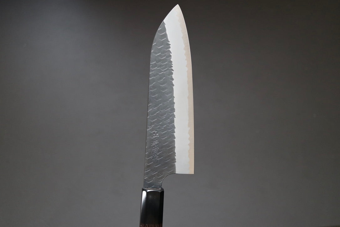 Nigara Hamono Kurouchi SG2 Santoku 180mm - Thecooksedge