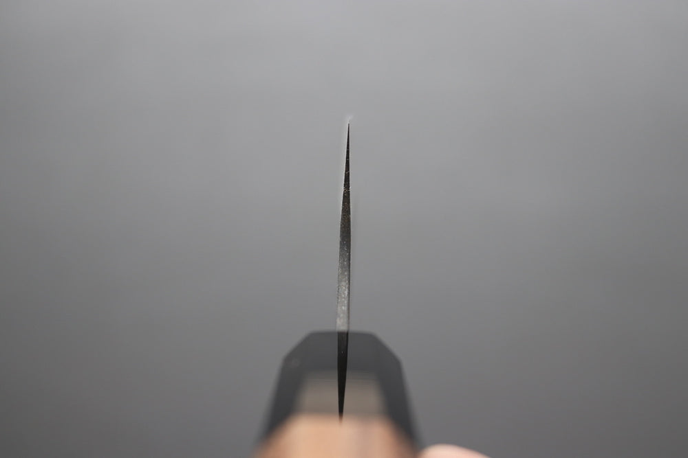 Yoshimi Kato Damascus Kurouchi AS Bunka 170mm - Thecooksedge