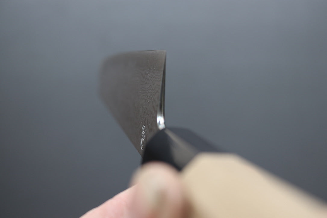 Sakai Kikumori Kikuzuki UZU Kiritsuke Gyuto 240mm - Thecooksedge