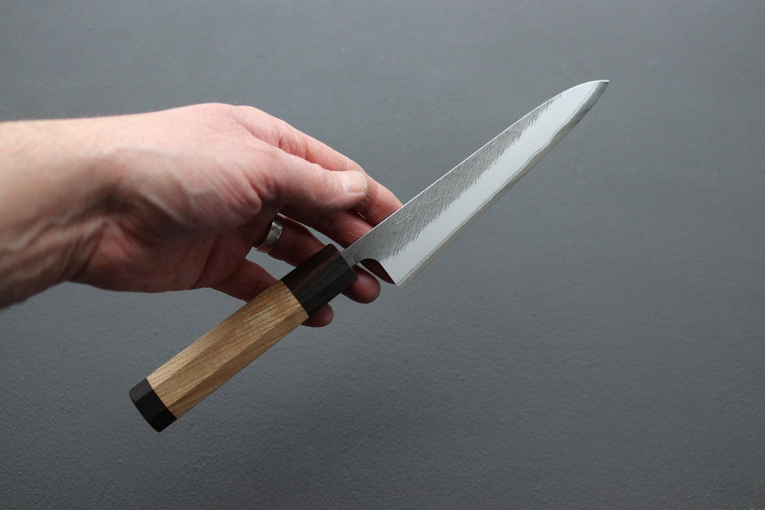 Yoshikane White #2 Kurouchi Tuschime Petty 150mm - Thecooksedge