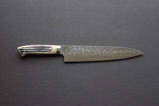 Takeshi Saji R2 Diamond Damascus Gyuto 240mm - Thecooksedge