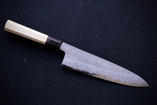 Yoshikazu Tanaka White#1 Damascus Gyuto 210mm - Thecooksedge
