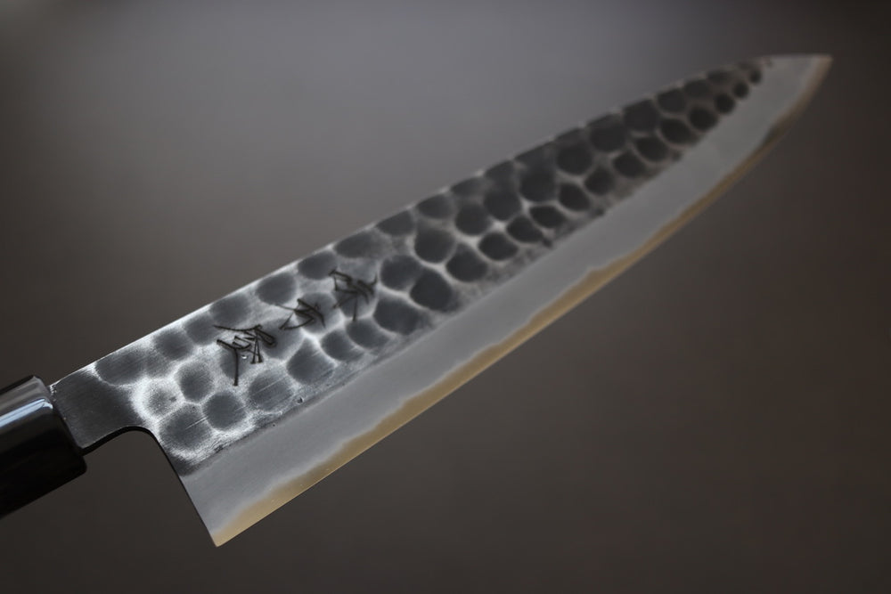 Mutsumi Hinoura Kurouchi tsuchime Gyuto 240mm - Thecooksedge