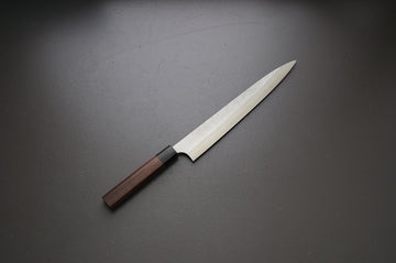 Yoshimi Kato Ginsan Nashiji Sujihiki 270mm - Thecooksedge