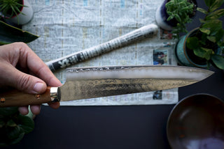 Yoshimi Kato SG2 Tsuchime Gyuto 210mm - Thecooksedge