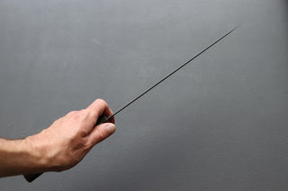 Nigara Hamono SG2 Kurouchi Tsuchime Sakimaru Sujihiki 270mm - Thecooksedge