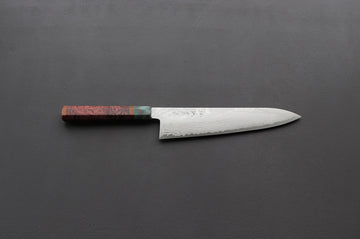 Shigeki Tanaka VG10 Damascus Gyuto 240mm w/Custom Handle - Thecooksedge