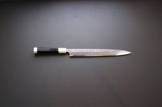 Yauji Yoshihiro Damascus Yanagiba 300mm - Thecooksedge