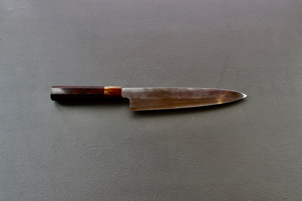 Yoshikazu Ikeda Oil Quenched Honyaki White #3 Gyuto 240mm - Thecooksedge