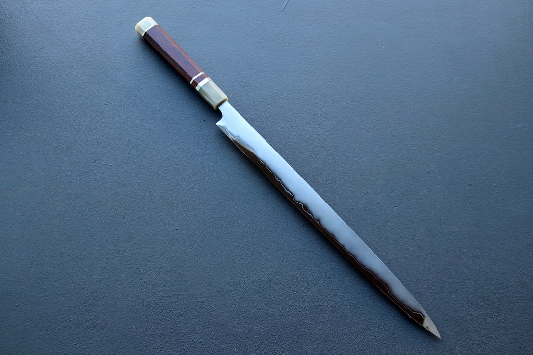 Hatsukokoro Katana Jihada Sujihiki 360mm - Thecooksedge