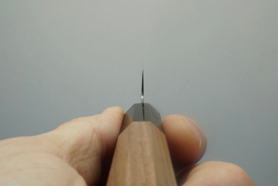 Hatsukokoro Sunaarashi Kurozome Damascus Kiritsuke Petty 150mm - Thecooksedge